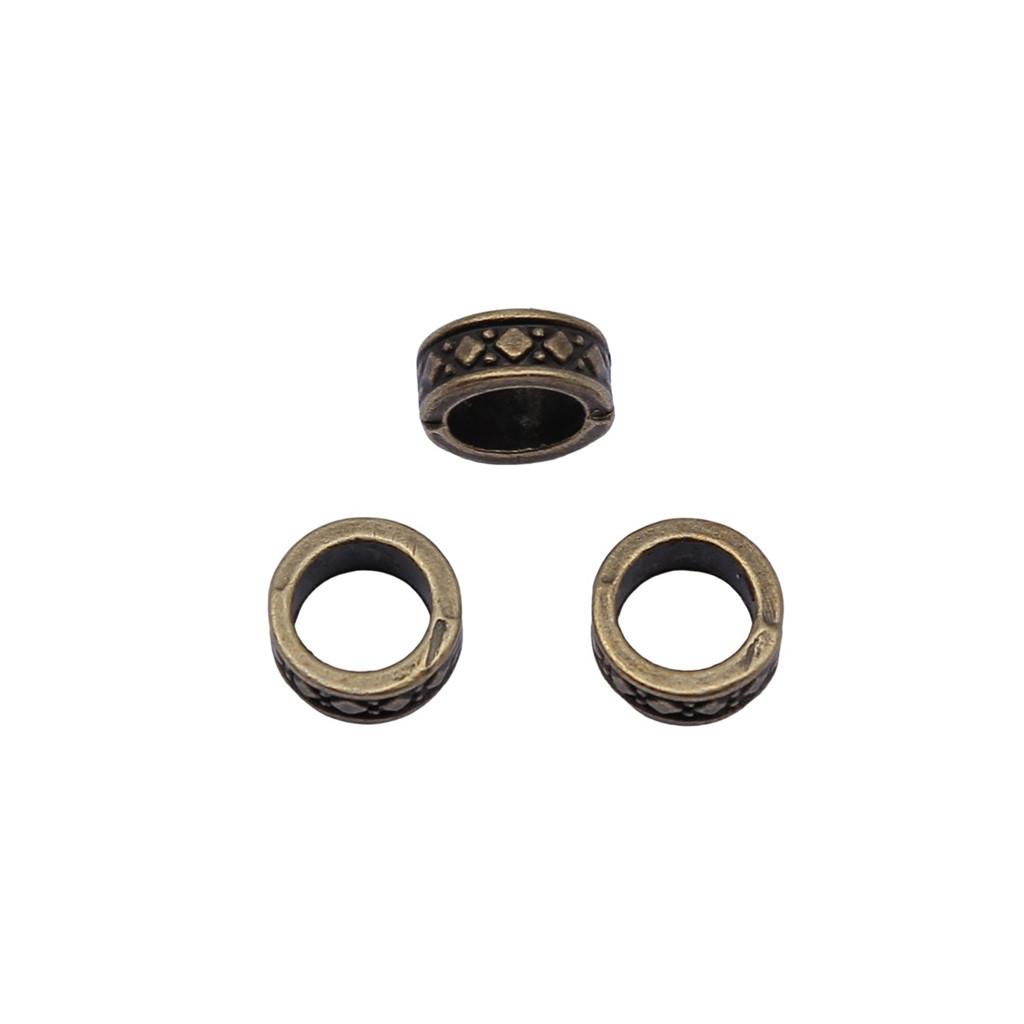 Large Hole Dot Spacer Beads Multi Color Charms For Bohemian Jewelry Findings