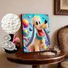 Frozen Elsa & Friends Pearl-Inlaid Frameless Art | Handmade Pearl Craft, Ice Castle Theme, for Frozen Dreamy Home Decor & Gift Option