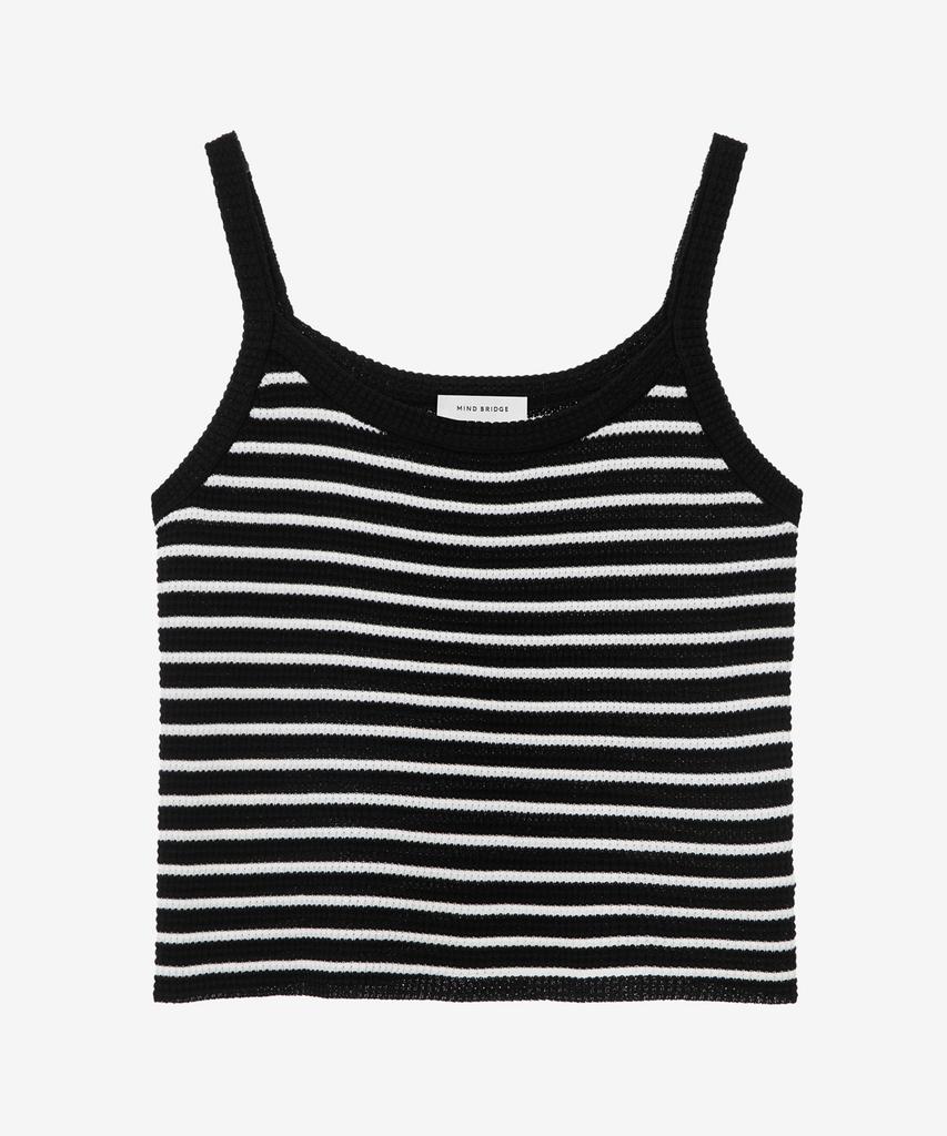 MIND BRIDGE WOMEN [W] Striped Knit Top - 2 Colors