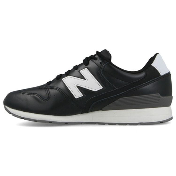New Balance Fashion Leather Shock Absorbing Durable Breathable Low Top Running Shoes Men Sneakers Black White MRL996LT