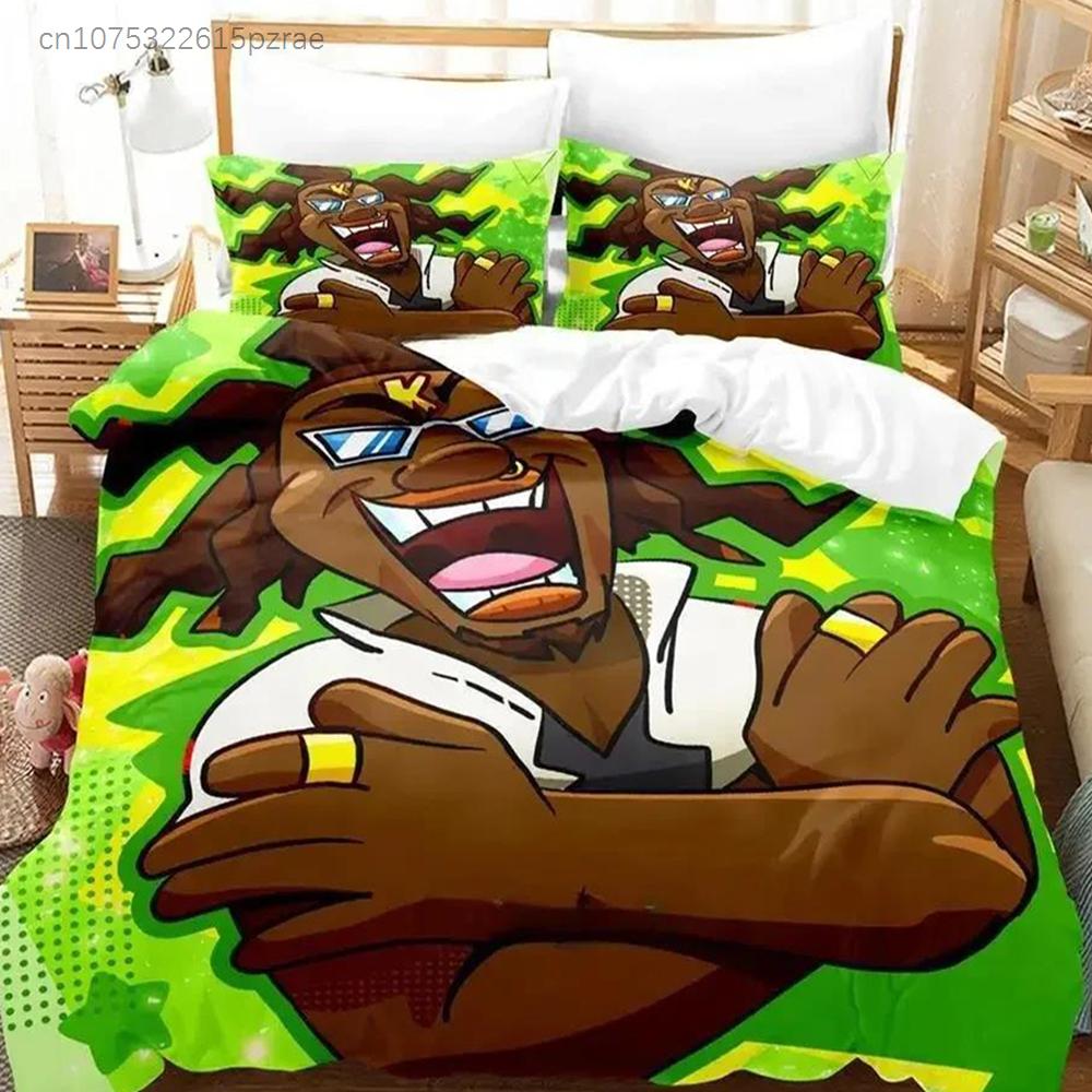 Dj Professor K Bedding Set Printed Bed Set With Pillowcase Bed Duvet Cover Soft Queen King Size Bedclothes Home