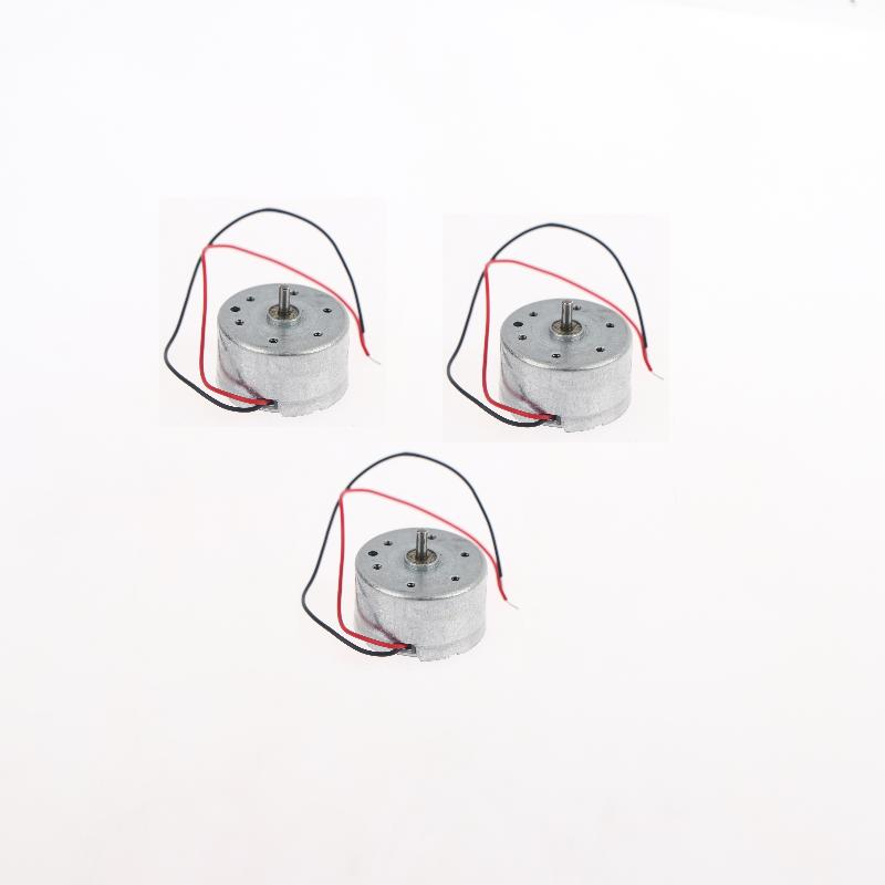 1/3/5 Stück R300C Mikromotor Hochgeschwindigkeits-Mini-Gleichstrommotor 1,5-6V mit Draht für kleinen Lüfter, DIY-Spielzeug, Elektronikprojekt