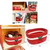 Cherry Small Basket Storage Bin With Cotton Material For Living Room Organizing And Toy Storage
