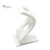 Handmade Carved Decor 3D Printed Curved Flower Arrangement Stand, Minimalist Holder Ornament, Bedroom Desk Accessory Creative Artistic Table