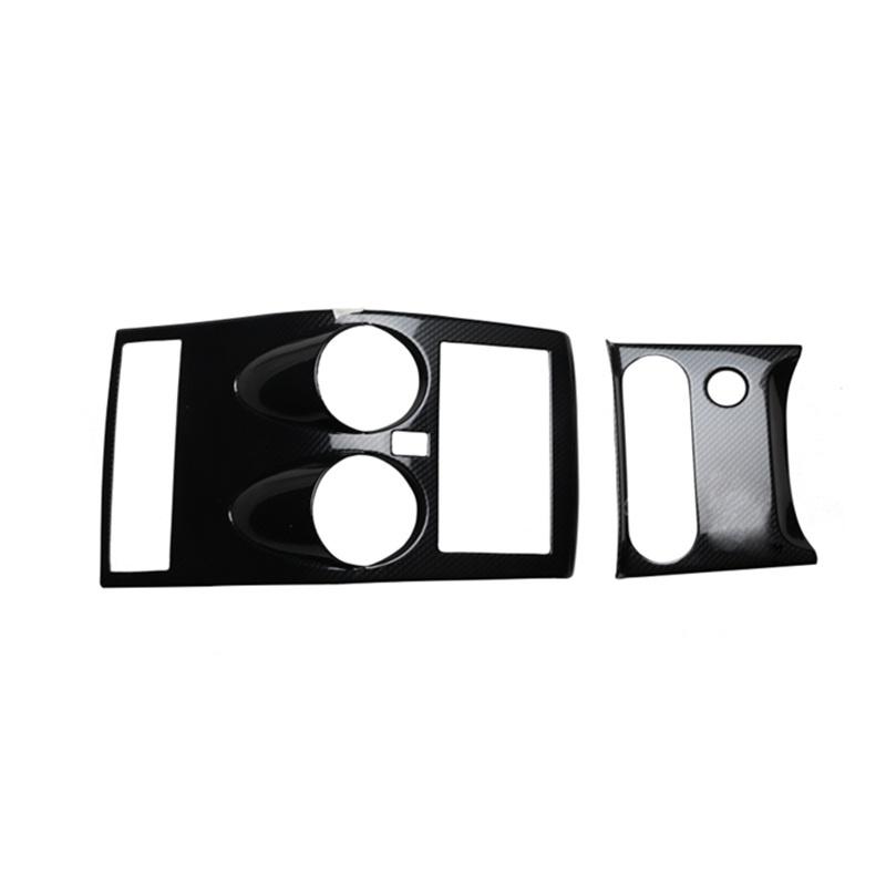 Accessori Interni Per Nissan Qashqai 2008-2013, Pannelli Controllo Centrale In Finto Carbonio Adesivi - 2