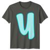 U Initials Alphabet Unisexs TShirt Unisexs Tee Graphic Unisex Initial Top