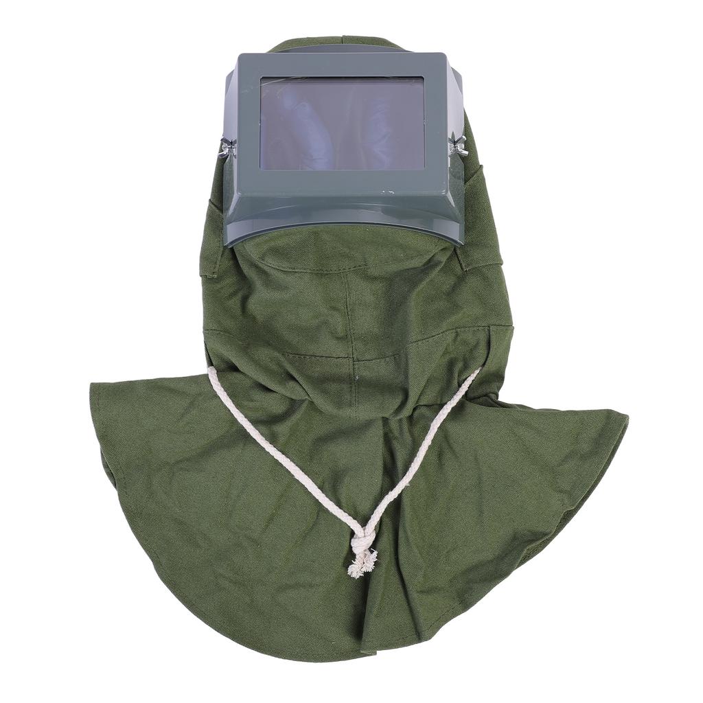 Capuz de jateamento de areia, proteção contra poeira, à prova de vento, protetor de pescoço, xale de jateamento de areia