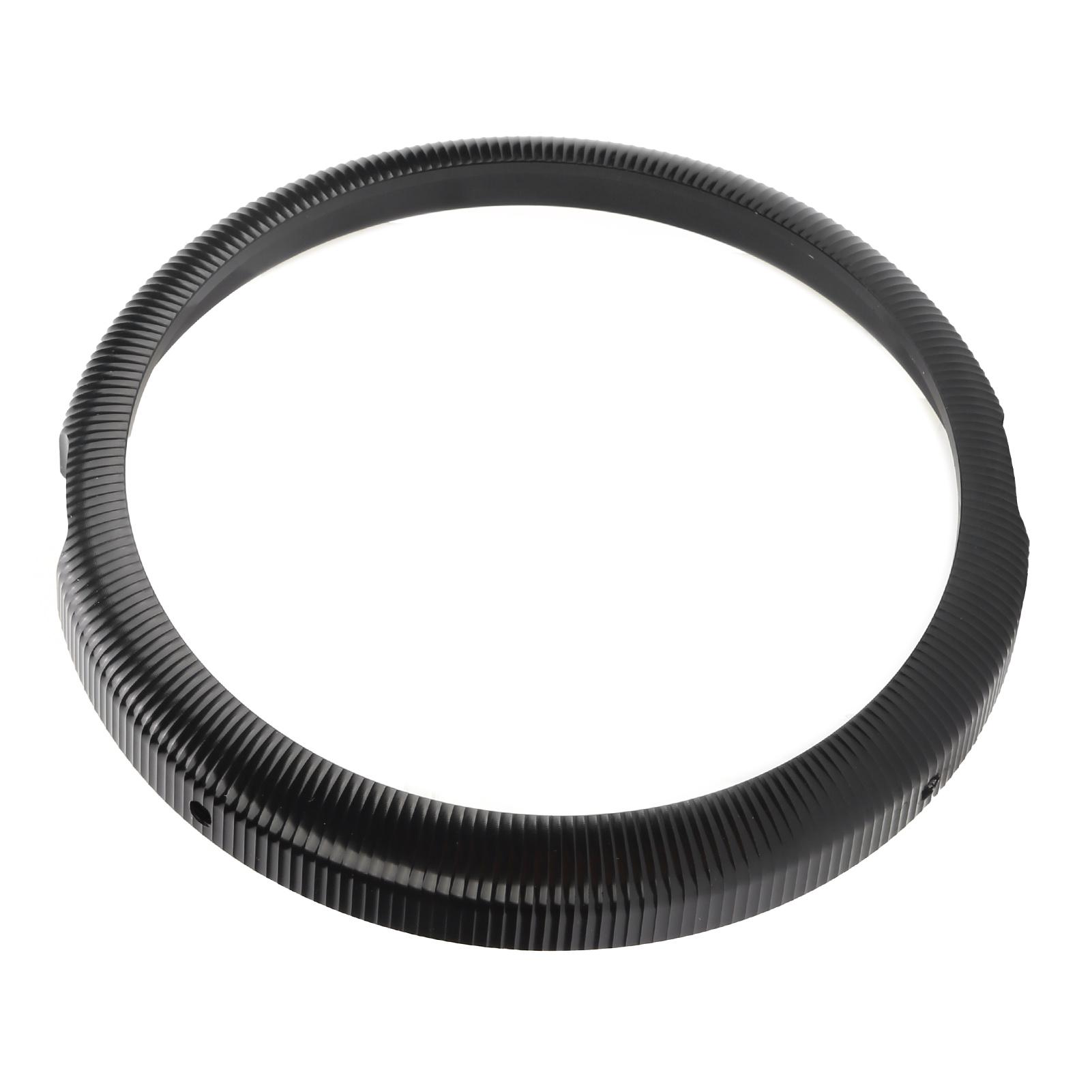 

7in Headlight Trim Ring Motorcycle Headlamp Guard Visor Cover Decoration CNC Aluminum Alloy Fit for TouringBlack чёрный