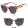 Fashionable Sunglasses Large Frame Cat Eye Sunglasses Non-Polarized Fashion Accessory 