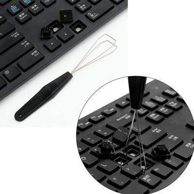 Useful Rounded Mechanical Keyboard Remover Key Cap Puller Metal Cleaning Tool