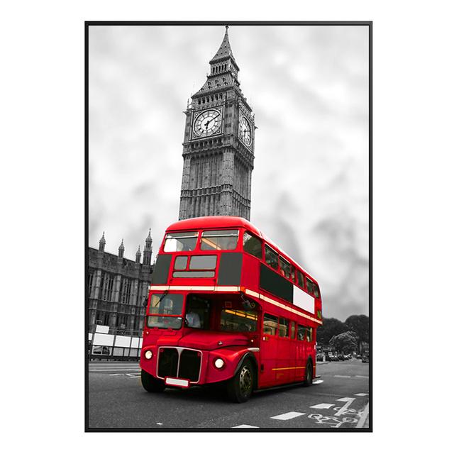 Modern Building Landscape Wall Art Pictures Canvas Painting Paris Eiffel Tower Poster For Living Room Wall Decorative Home Decor