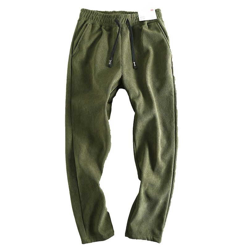 Cut Label Corduroy OEM Goods Tail Goods Special Offer Casual Trousers