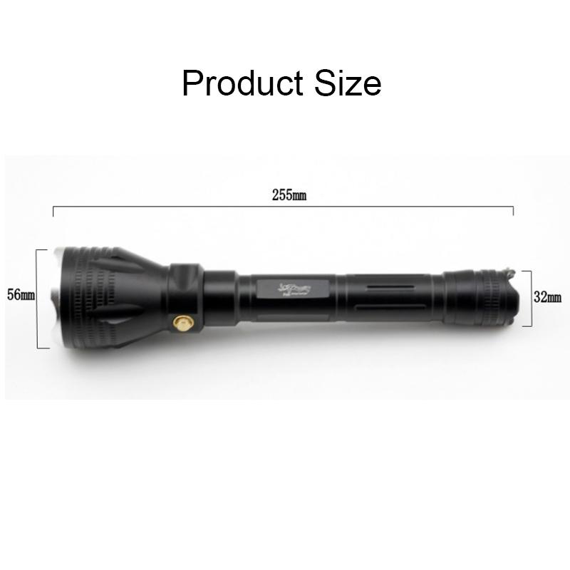 D2 IPX8 LED Underwater Scuba Lamp Diving Flashlight Torch Diving Equipment 100m Waterproof 18650 Light Suit Swimming Lantern