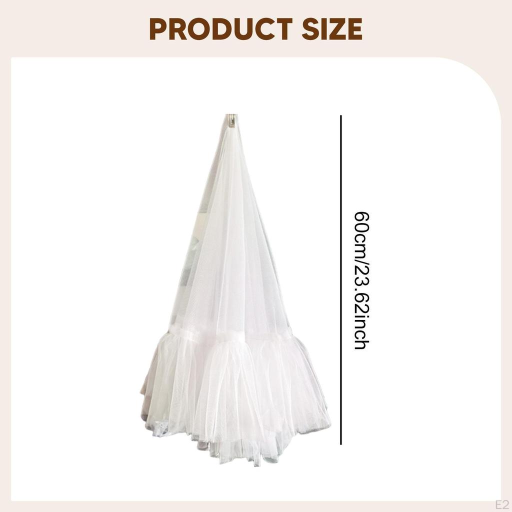 Wedding Tulle Backdrop Decor Curtain Drapes Dreamy Stage Decoration for Holiday Photography