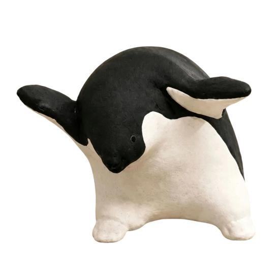 Compact Wildlife Statues Cute Penguin Figurine, Nordic Style Small Animal Statue, Whimsical Playful Home Embellishments Desk Shelf Tabletop