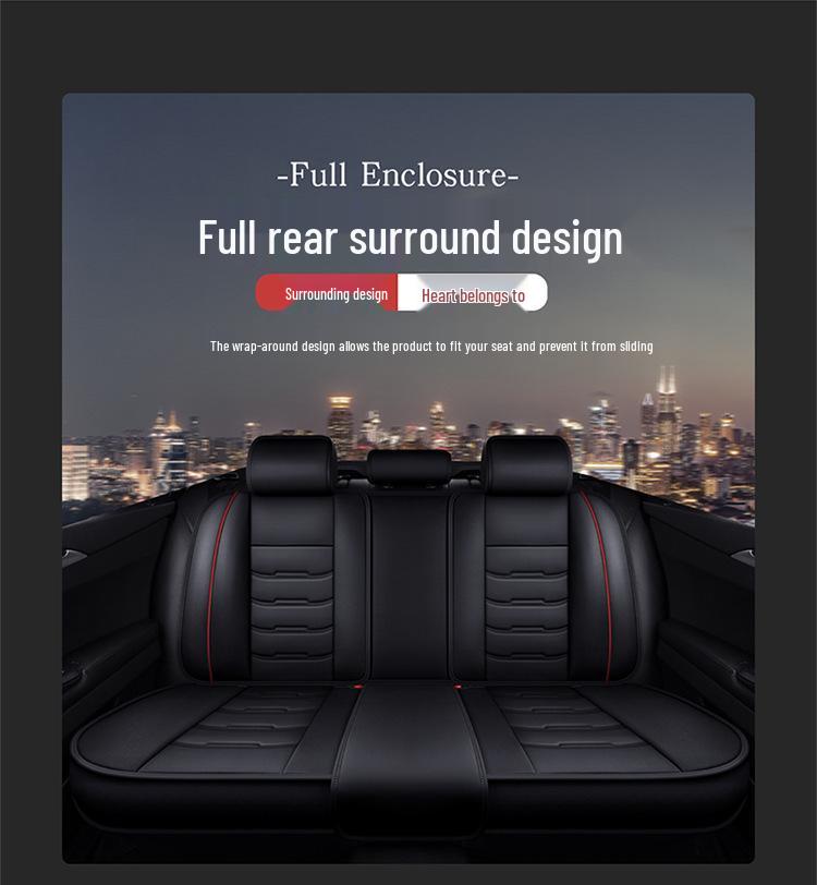 Universal Car Seat Cover for Accord, Civic, and Sagitar—Four Seasons Full Wrap Cushion Cover