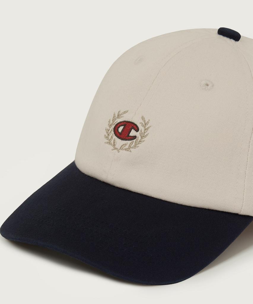 Champion C Logo Colorblock Ball Cap Ecru
