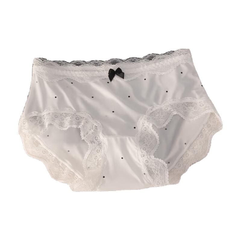 Women's Modal Ice Silk Antibacterial Lace Briefs