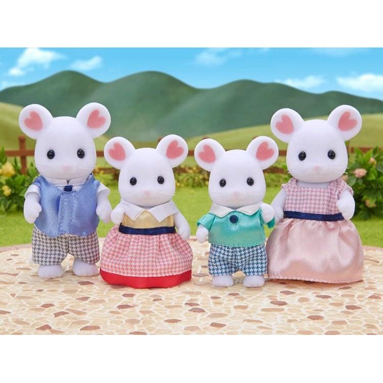Sylvanian Families Marshmallow Mouse Family FS-33 CP-SF Birthday Gift Child Girl 3 Years Old 4 5 6 Doll