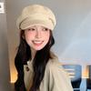Autumn and winter octagonal hat women's fashion sunshade cap outdoor shopping casual versatile beret