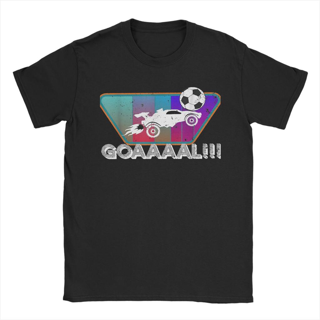 Rakete RC Fußball Auto Liga Gamer Was für eine Parade T-Shirt Sommer 100% Baumwolle T-Shirts Für Männer Kurzarm Y2K Retro Oberteile