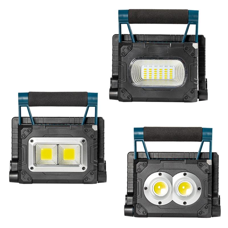 

Портативный светодиодный солнечный прожектор 30 Вт с регулируемым кронштейном на 360 °, уличный мощный фонарик