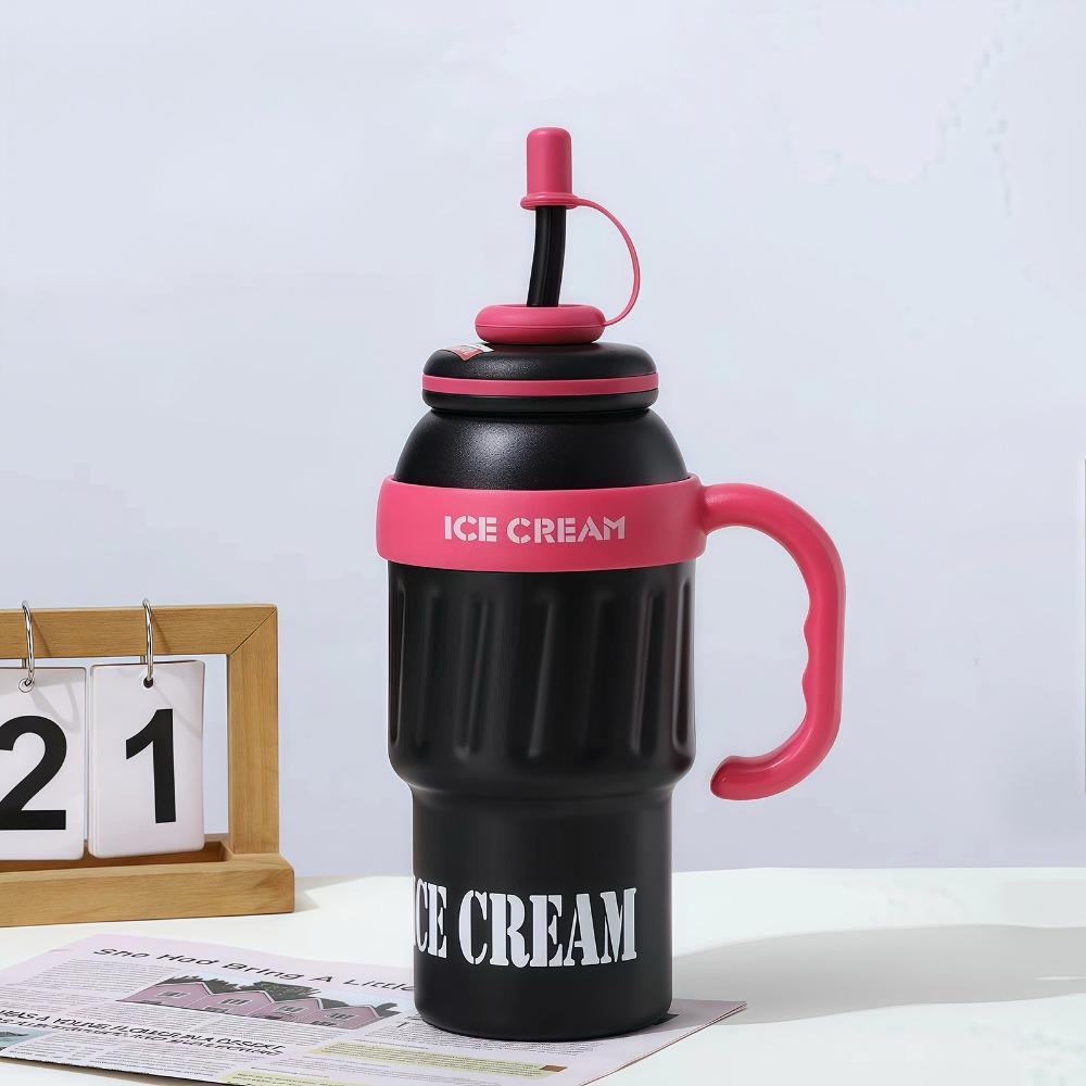 600ML Vacuum Cup Insulation Or Cooling Thermal Mug Cute Thermal Water Bottle for Boys and Girls