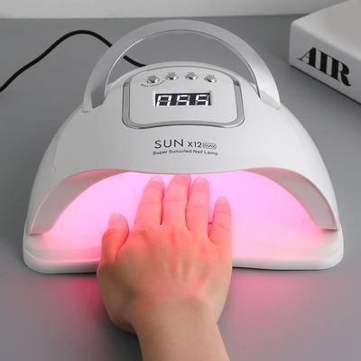 Lámpara LED UV para Uñas SUN X12/X11 MAX de 280W para Manicura Máquina Secadora Profesional Inteligente para Esmalte de Gel de Uñas Herramienta de Salón