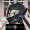 Motorcycle Helmet Headphones Motorcycle Wireless Headphones For Helmet Noise Reduction Waterproof 800mAh Earbuds For Skiing
