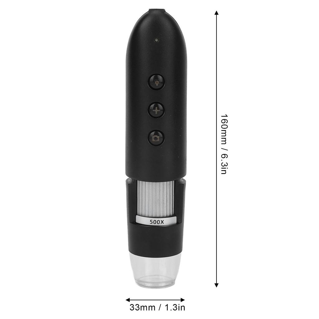 WIFI 500X Scalp Detector Skin Hair Diagnosis Analyzing High Definition Electronic Microscope Scalp Follicle Detector