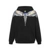 Felpa da uomo oversize con cappuccio con stampa Ala Fantasma Design Serpente Fulmine Abbigliamento Casual