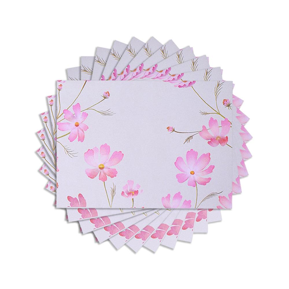 1 Set/ 20 Stück Kreatives Layflat Kleines Frisches Blumen Kuvert Briefpapier Set Premium Literarisch Romantisch Liebesbrief Brief Bastelarbeiten