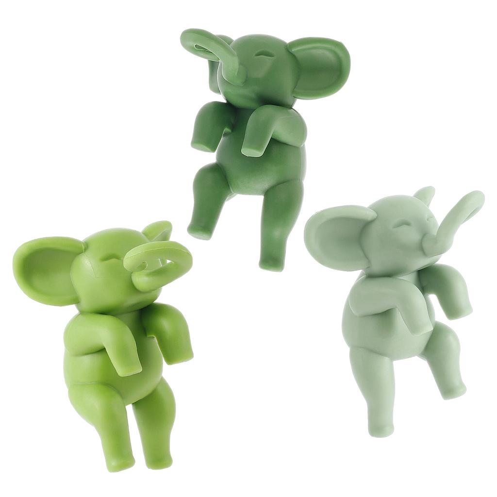 3Pcs Flower Propagation Friends ABS Elephant Shape Plant Holder Flower Pot Decoration for Sprouts Stems Shoots and Cuttings