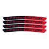4pcs/set New Aluminium Limited Edition Wheel eyebrow Alloy Sport Emblem Car Wheel Hub Stickers For Universal Car Accessories