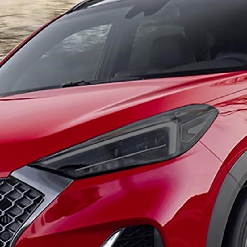 HYUNDAI TUCSON 2017- için TPU Araç Dış Far Çizilmez Koruyucu Film Farlar Tamir Etiket Aksesuarları Modifikasyon