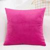 Solid Velvet Pillow Cushion Cover Home New Year Decorative 40*40/45*45/50*50/55*55/60*60cm Kussenhoes Housse De Coussin Cojines