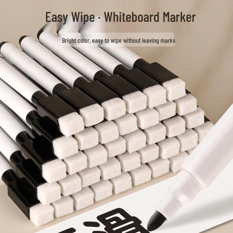 Erasable Oil-Based Brush Tip Marker for Baby Drawing Board - Non-Magnetic, Available In Large and Small Sizes