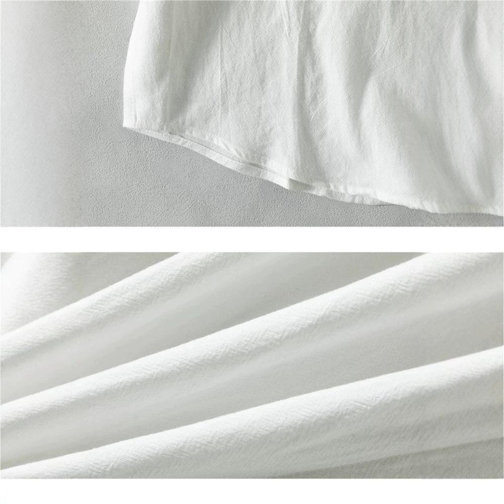 Summer Men's Comfortable Breathable Solid Color Short-Sleeved Casual Men's Short-Sleeved Shirt