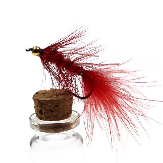 Fly Fishing Lure with Sharp Hook Realistic Hand Tied Feather Bionic Fly Fishing Bait Freshwater Saltwater Bass Trout Fishing Accessories