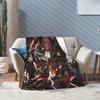 Clair Obscur Expedition 33 Gustave Flannel Throw Fashion Blankets Video Game for Couch Knitted Fashion Blanket Travel Warm Portable Quilt
