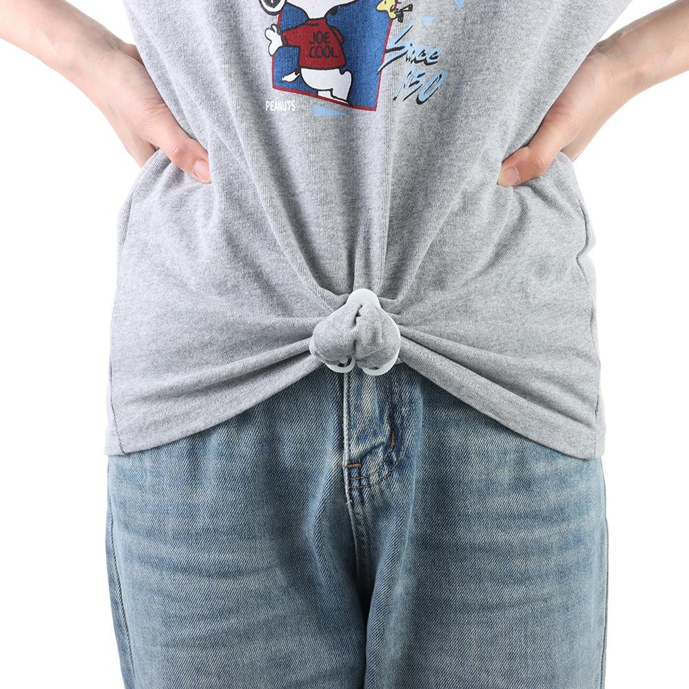 Fixed Buckle T-Shirt Tie Clips Decorative Buckle Clothing Shirt Clip  for T-shirt