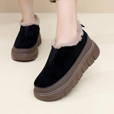 Women's Fleece Warm Shoes, Comfortable Thick-soled, Anti-slip and Fashionable Snow Boots