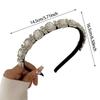 Multicolor Gem Full Rhinestone Headbands Square Rhinestone Shiny Baroque Tiara Luxury Multi-purpose Crystal Hair Hoops