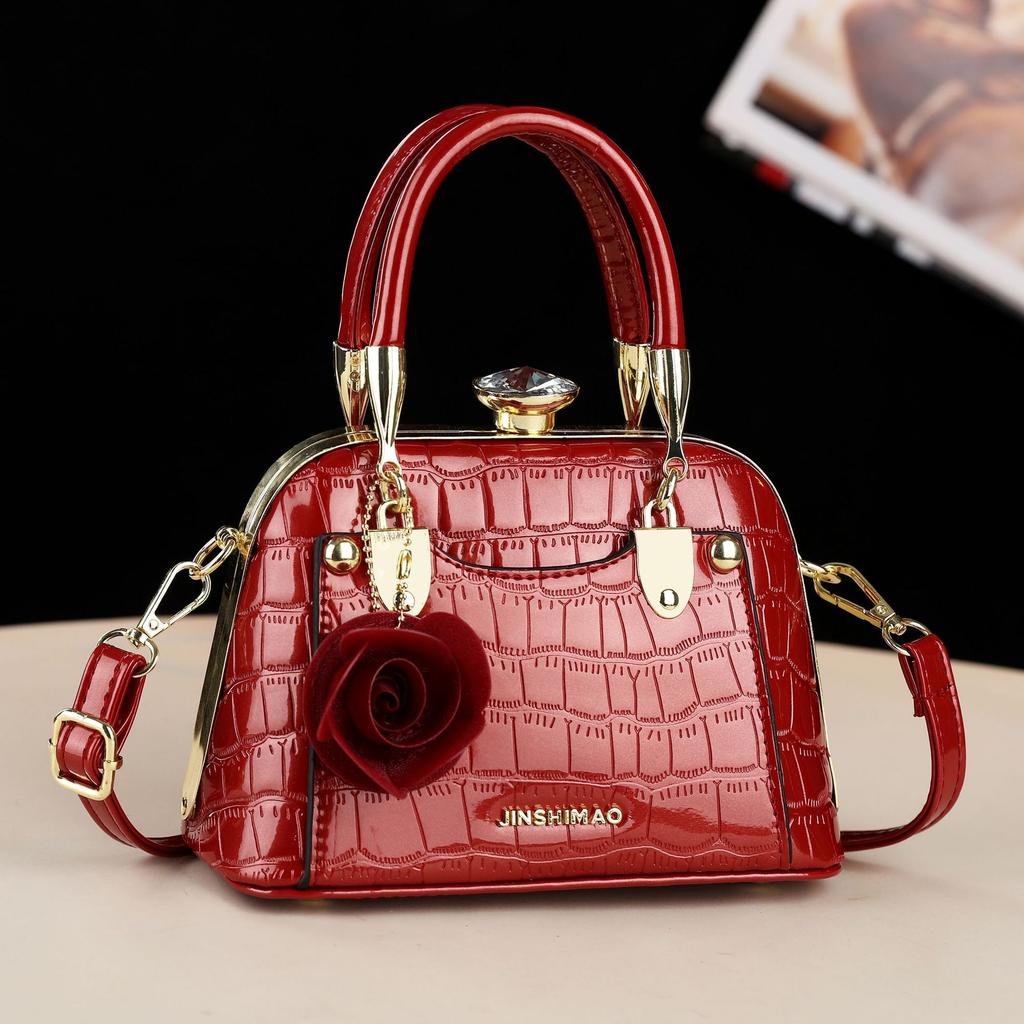 Textur Europäische und Amerikanische Mode Handtasche Umhängetasche Große Kapazität Crossbody Tasche Muschel Tasche Mode Handtasche
