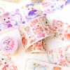 1 Roll Cute Cartoon Bear Cat Washi Tape Stickers Kawaii Animal DIY Scrapbook Journal Decorative Tape Stickers