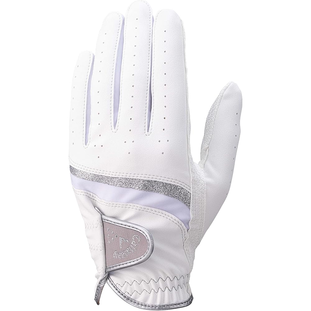 Callaway Style Dual Women s Golf Gloves White Gray 20cm Both Hands