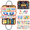 Soft Felt Learning Busy Board | Fine Motor Skills Development, Portable unfolds Design Style 1
