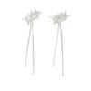 Diamond studded star tassel line earrings with light luxury, high-end feel, fashionable temperament, earrings for women