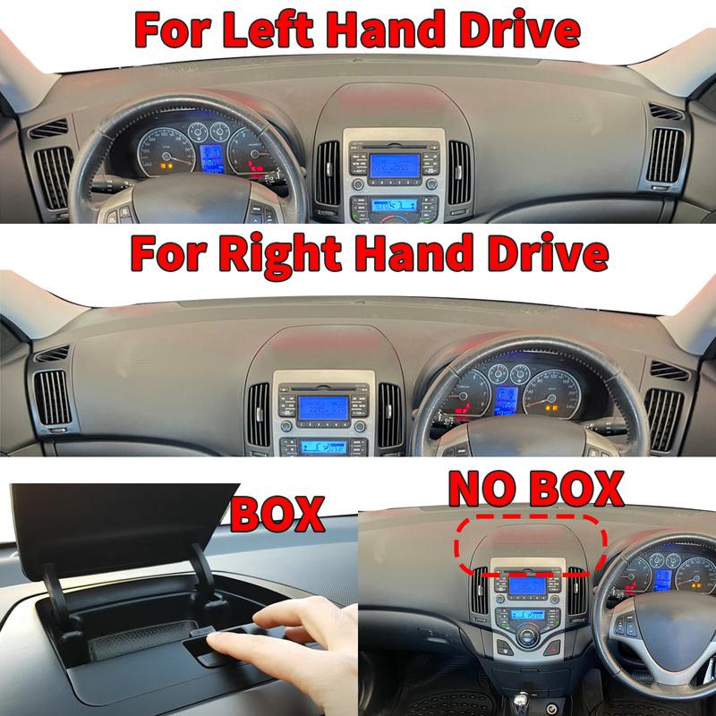 fit for Hyundai i30 Elantra 2007-2010 Car Dashmat Dashboard Cover Pad Protective Carpet DashMat Sunshade Accessories
