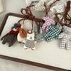 Cute Fabric Animal Doll Necklace Women Girls Necklace Cartoon Duck Bear Rabbit Pendant Lanyard Cloth Hanging Ornament Gift